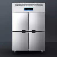 乐创(lecon)商用六门厨房冰箱双温直冷款 LC-LG601