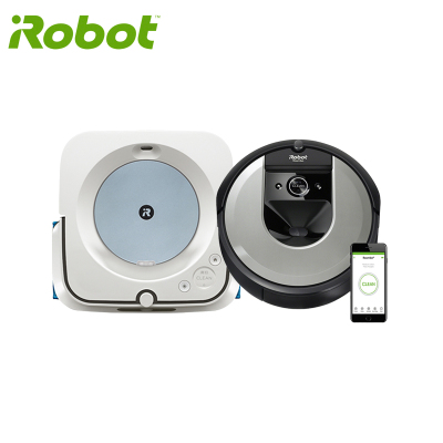 iRobot 扫拖机器人套装 m6+i7智能家用全自动擦地扫地机 除菌率99.9%母婴适用 自动配合 无自动集系统
