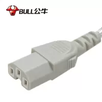 公牛(BULL)插座 GN-J4N 1.5米电源线电水壶线电饭锅线电脑线 二三孔 单位:个