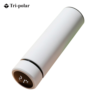 三极户外(Tri-polar) TP3616 智能保温杯316不锈钢商务杯杯子创意马卡龙触摸测温水杯