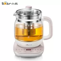 小熊(Bear)养生壶 电水壶热水壶烧水壶 花茶壶玻璃加厚煮茶器1.5L YSH-A15Z8 (带滤网)