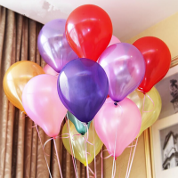 绘众 气球 气球(送打气筒、胶点、彩带)50个混色装 单位:袋