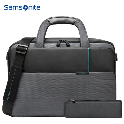 新秀丽电脑包手提包 商务公文包男 Samsonite苹果14英寸笔记本电脑包内胆包 DA8