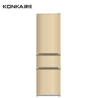 康佳(KONKA)BCD-208D3GX 208升冰箱 三门三温家用小电冰箱冷藏冷冻大容量节能