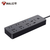 公牛(BULL) 插座/智能USB插座/插排/插线板/排插/接线板/拖线板GNV-UU1656黑色65W长1.8米(Z)