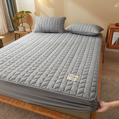 南极人(NanJiren)家纺 A类大豆纤维夹棉床笠单件加厚全包床罩床垫保护罩防尘床单套防滑