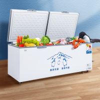 东瑜(DONGYU)冰柜商用大容量冷冻冷藏超大卧式单温速冻超市冰柜 2160*890*860