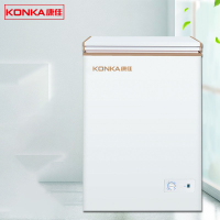 康佳(KONKA) BD/BC-115DTX 115升冰柜家用大容量商用小冷柜冷藏转换冷冻柜 节能省电 白色