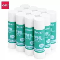 得力21g高粘度7102 PVA固体胶水/胶棒 12个/盒