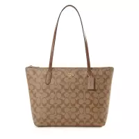 COACH 顶部拉链托特包 4455奢侈品女包单肩包