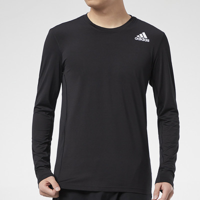 Adidas阿迪达斯男装2022春季新款运动服休闲圆领长袖T恤GM5038