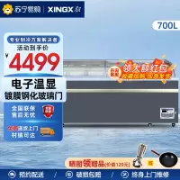 星星(XINGX)SD/SC-709BYE 700升 雪糕饮料柜 冰柜商用展示柜 冷藏冷冻转换 卧式展示柜 雪糕柜