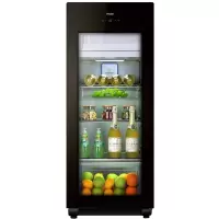 海尔(Haier)157升智能双温可制冰 冷藏保鲜柜 小型冰箱DS0157DK