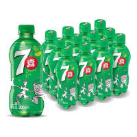 7喜柠檬味碳酸汽水300ml×12瓶小瓶装饮料饮品七喜整箱饮品囤货