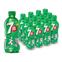7喜柠檬味碳酸汽水300ml×6瓶小瓶装饮料饮品七喜整箱饮品囤货
