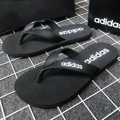 Adidas阿迪达斯男士凉拖2021新款人字拖沙滩鞋运动拖鞋EG2042