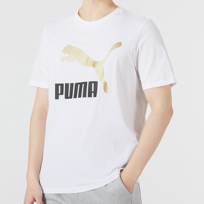 PUMA彪马短袖男装2022春季新款运动服休闲半袖T恤潮536345-02