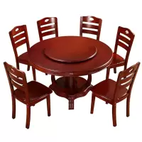 宏绮家具(HQ)圆餐桌 餐桌 餐椅 橡木餐桌 橡木圆餐桌 实木餐桌 实木圆餐桌
