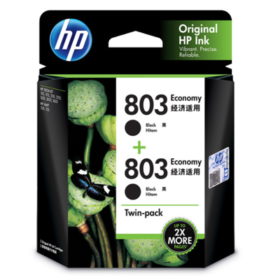 惠普(HP)803 Tri-Color 墨盒适用于打印机hp lasertjet p1106打印机 黑色墨盒