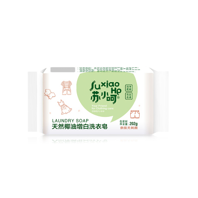 苏小呵 天然椰油增白洗衣皂 202g