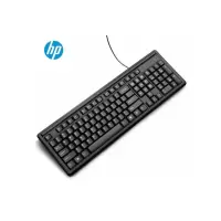 惠普(HP)K100 有线办公键盘 笔记本台式机电脑办公商务键盘 黑色全键盘带小键盘 黑色