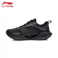 李宁LI-NING运动时尚跑步系列超轻19男子反光轻量轻质跑鞋ARBS001-3黑色45