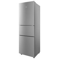 美的(midea)冰箱三门小型家用低音节能冷藏冷冻210升办公室商用小冰箱 BCD-210TM