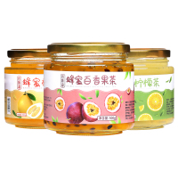 佰味葫芦蜂蜜柚子柠檬百香果果酱茶500g*3罐好喝的果酱茶(柚子+蜜桃乌龙+百香果)