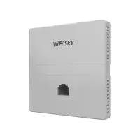 WIFISKY A310 300M 86式无线入墙面板AP酒店WiFi覆盖认证营销