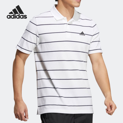 Adidas/阿迪达斯正品2022夏季新款男子翻领T恤POLO衫 HE7435