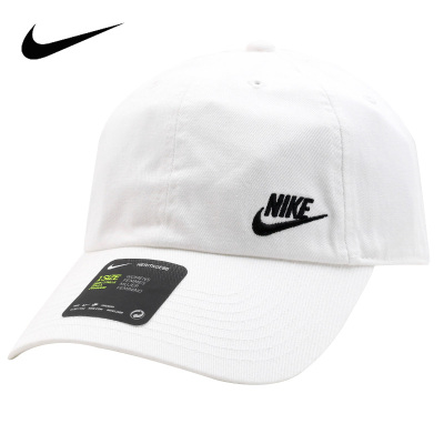 NIKE耐克帽子女帽2022春季新款户外休闲遮阳鸭舌棒球帽AO8662-101