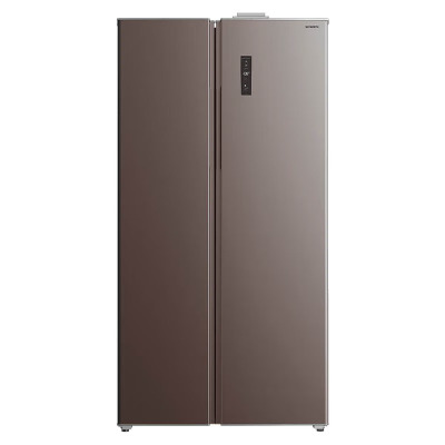 创维BCD-543WY冰箱 543升对开门电冰箱超薄极简机身 触摸式外显 精细控温_典雅棕