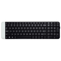 罗技(Logitech) K230 无线键盘 黑色 -(单个装)超薄无音键盘