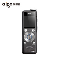 爱国者(aigo)R6625 16G 黑色录音笔 微型专业 超长录音 学习/会议采访取证录音 高清远距降噪 MP3播放器