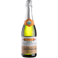 法国沃迪安系列无醇无酒精有机认证水蜜桃味饮料起泡苹果酒 750ml单瓶装 原瓶进口