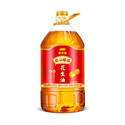 金龙鱼 -匠心臻品食用油物理压榨一级花生油5L JC