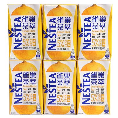 雀巢低糖柠檬冰红茶250ml*6盒