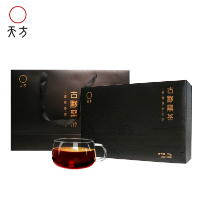 安徽天方300g古黟黑茶 礼盒装 特级黑茶 古法制作