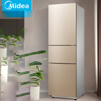 美的(Midea)冰箱BCD-215WTM(E)小冰箱三门冰箱风冷无霜冰箱家用冰箱电冰箱