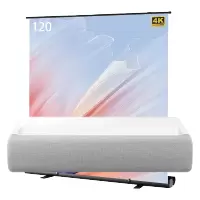 三星(SAMSUNG) 绚幕激光投影仪 LSP9T + 120寸电动地升屏