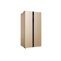美的(Midea)冰箱528升BCD-528WKPZM(E)对开门冰箱风冷双变频智能冰箱阳光米