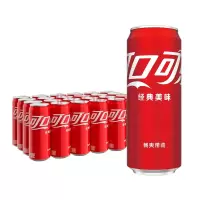 可口可乐 Coca-Cola 汽水 碳酸饮料 330ml*24