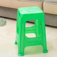 塑料凳子 防滑椅子熟胶高凳/个 颜色随机(BY)