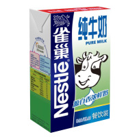 雀巢 纯牛奶1L*12瓶 1箱