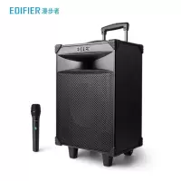 漫步者(EDIFIER)D3-8 8英寸专业广场舞/会议音响 蓝牙拉杆音箱 户外音响 标配无线麦克风扩音器