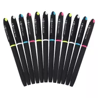 晨光AGP65702黑色中性笔 0.5mm 12支/盒 商务签字笔 学生写字水笔 全针管中性笔 笔类 碳素笔