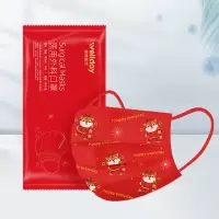 维德医用外科口罩三层成人一次性灭菌级无菌口罩批发厂家10个/袋 发财虎