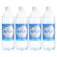 延中 盐汽水600ml*4瓶装 碳酸饮料饮品咸味汽水