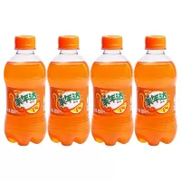 百事可乐 美年达 Mirinda 橙味汽水 碳酸饮料 300ml*4瓶 (新老包装随机发货)