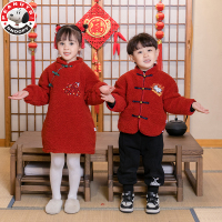 史努比(SNOOPY)童装女中小童套装儿童中国风套装唐装幼童汉服KRS035